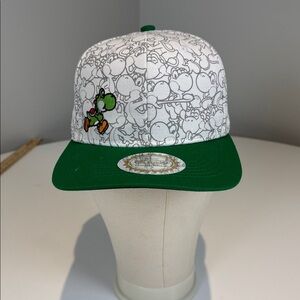 Nintendo Super Mario Green and White Yoshi Cap